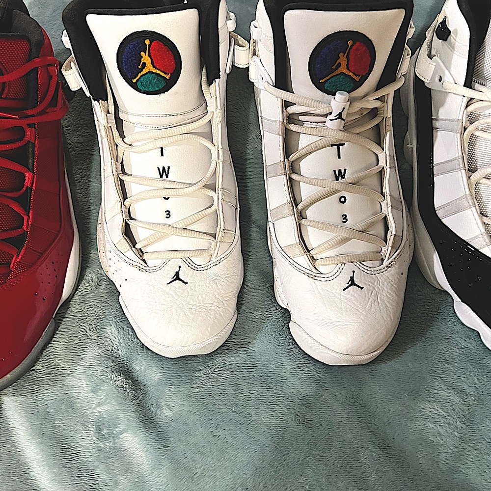 The 6 rings edition (3) red,white,and blue